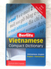 Berlitz VIETNAMESE COMPACT DICTIONARY. Vietnamese-English, English-Vietnamese foto