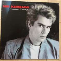 Nik Kershaw Human Racing 1984 disc vinyl lp muzica synth pop isert texte MCA VG+