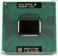 Procesor Laptop Intel T9600 Socket P 2.80 Ghz Core 2 Duo 6m L2 Cache 1066Fsb mhz foto