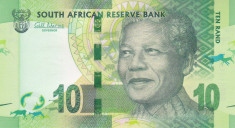 Bancnota Africa de Sud 10 Rand (2012) - P133 UNC foto