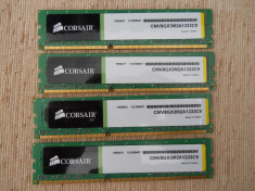 Kit Dual Channel Memorie Ram Corsair 16 GB (4 X 4 GB) 1333Mhz. foto