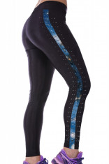 CL511 Colanti sport tip leggings cu imprimeu foto