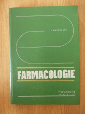 FARMACOLOGIE- MANOLESCU- cartonata foto