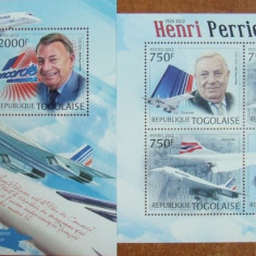 TOGOLAISE, CONCORDE, 1 M/SH + 1 S/SH, 2012, NEOBLIT., - Tg 8