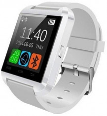 Resigilat! Smartwatch iUni U8+, BT, LCD 1.44 inch, Notificari , Bluetooth, Alb foto