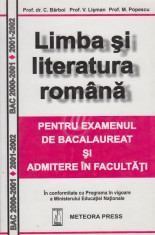 Limba si literatura romana pentru examenul de bacalaureat (ED. Meteor Press) foto