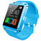 Resigilat! Ceas Smartwatch iUni U8+, BT, LCD 1.44 inch, Notificari, Light Blue