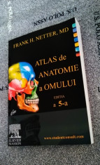 Atlas de Anatomie a Omului F.H. Netter editia a 5-a in Romana NOU foto