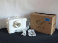 Sanitrit H 600D Macerator Pompa wc cu tocator si alarma foto