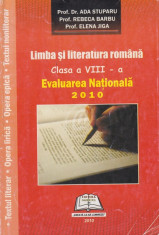 Limba si literatura romana, clasa a VIII-a. Evaluarea Nationala 2010 foto