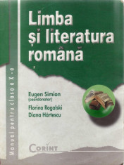 LIMBA SI LITERATURA ROMANA MANUAL PT CLASA A X A de EUGEN SIMION foto