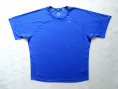 Tricou Nike Miller Running Dri-Fit. Marime XXL: 68 cm bust, 77 cm lungime foto