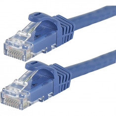 Cablu UTP MOLEX Patchcord stranded Power Cat 5e LS0H 0.5m Albastru foto