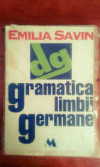 Gramatica limbii germane - Emilia Savin foto