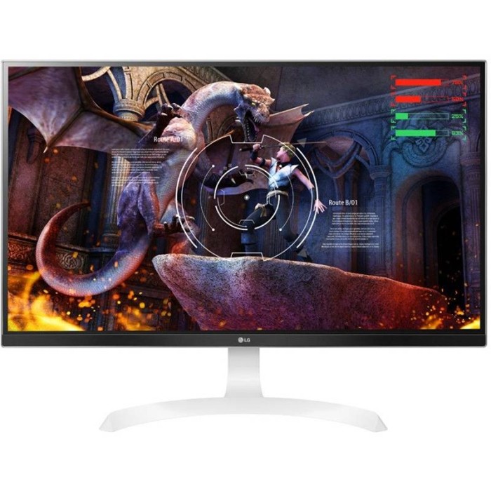 Monitor LED Gaming LG 27UD69P-W 27 inch 5ms White foto mare Monitor LED Gaming LG 27UD69P-W 27 inch 5ms White foto mare