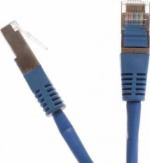 Cablu FTP DBX Patchcord Cat 5e 10m Albastru foto