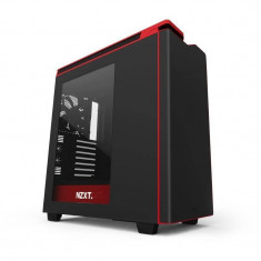 Carcasa NZXT H440 Matte Black / Red New Edition foto