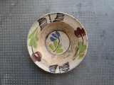 Cumpara ieftin 6 Farfurie veche din ceramica pentru agatat pe perete blid vechi 23 cm diam.
