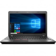 Laptop Lenovo ThinkPad E560 15.6 inch HD Intel Core i3-6100U 4GB DDR3 500GB HDD FPR Windows 10 Pro Graphite Black foto