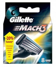 Rezerva aparat de ras Gillette Mach3 8 buc foto
