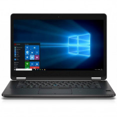 Laptop Dell Latitude E7470 14 inch Full HD Intel Core i7-6600U 8GB DDR4 512GB SSD FPR Windows 7 Pro upgrade Windows 10 Pro Black foto