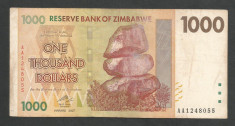 ZIMBABWE 1000 1.000 DOLARI DOLLARS 2007 [12] P-71 foto