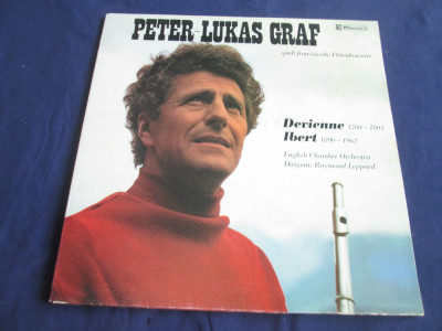 F.Devienne/J.Ibert - Peter Lukas&amp;hellip;Flotekonzerte _ vinyl,LP _ Claves(Elvetia) foto