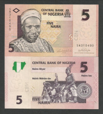 NIGERIA 5 NAIRA 2006 , UNC [1] P-32a , necirculata foto