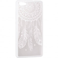 Husa Protectie Spate Star Lace Design 3 White pentru Apple iPhone 5 / 5S foto