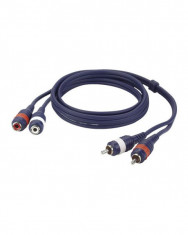 Cablu audio 2 RCA tata la 2 RCA mama DAP Audio FL-273-3m foto