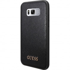 Husa Protectie Spate Guess GUHCS8LIGLBK Negru pentru SAMSUNG Galaxy S8 Plus foto