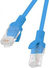 Cablu FTP Lanberg Patchcord Cat 5e 1m Albastru foto