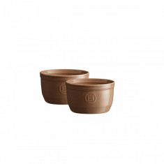 Set 2 boluri ramekin Emile Henry 10.5 cm 250 ml Oak foto