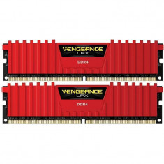 Memorie Corsair Vengeance LPX Red 8GB DDR4 2400 MHz CL16 Dual Channel Kit foto