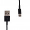 Cablu de date Whitenergy 09979 1m negru pentru Apple iPhone 5