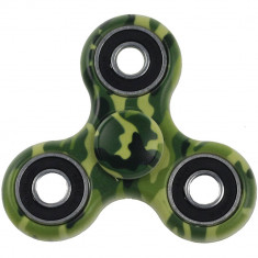 Jucarie antistres Star Camouflage Fidget Spinner Green foto