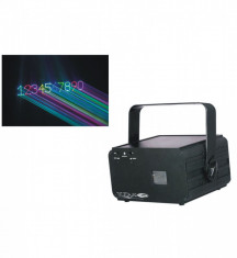 Laser grafic cu tastatura Showtec Galactic TXT foto