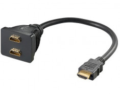 Adaptor OEM VA340G-BU HDMI tata la 2 x HDMI mama foto