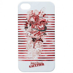 Husa Protectie Spate Jean Paul Gaultier JPGTATOOCOVIP4R MARINER TATOO Alb pentru APPLE iPhone 4s foto