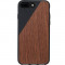 Husa Protectie Spate Native Union CLIC-BLK-WD-7P Walnut Wood Negru pentru Apple iPhone 7 Plus