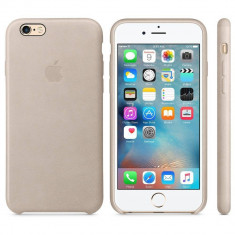 Husa Protectie Spate Apple Leather Case Gri Rose pentru iPhone 6s plus foto