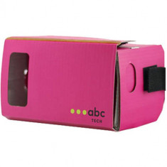 Ochelari VR ABC Tech Cardboard Pink foto