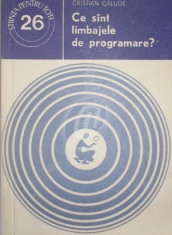 Ce sunt limbajele de programare? (1978) foto