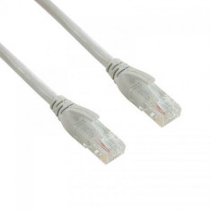 Cablu FTP 4World Patch cord Protectie la turnare Cat 6 5m Gri foto
