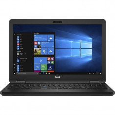 Laptop Dell Latitude 5580 15.6 inch Full HD Intel Core i7-7600U 8GB DDR4 256GB SSD FPR Windows 10 Pro Black foto