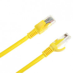 Cablu UTP Intex Patchcord Cat 5e 1m Galben foto