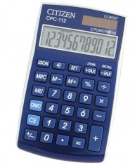 Calculator de birou Citizen CPC112 BLUE foto