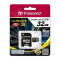 Card Transcend microSDHC 32GB Class 10 UHS-I 600x cu adaptor SD