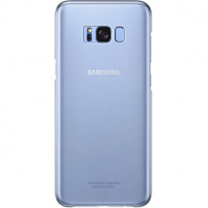Husa Protectie Spate Samsung EF-QG955CLEGWW Clear Cover Albastru pentru SAMSUNG Galaxy S8 Plus foto