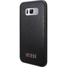 Husa Protectie Spate Guess GUHCS8IGLBK Negru pentru SAMSUNG Galaxy S8 foto